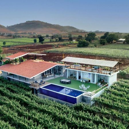 Saffronstays Onellaa, Nashik - Infinity Pool Villa Surrounded By A Vineyard Εξωτερικό φωτογραφία